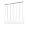 Z-Lite Farrell 7 Light Linear Chandelier, 7.25in. W x 13.75in. H, Brushed Nickel 3043P7-7L-BN - alternate 4